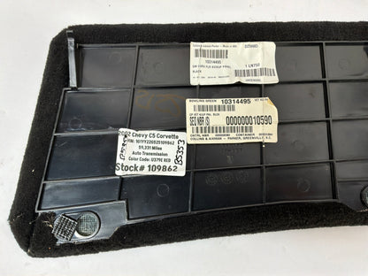 2002 Chevy C5 Corvette RH Passenger Footwell Floor Carpet Fuse Kick Panel Cover OEM
