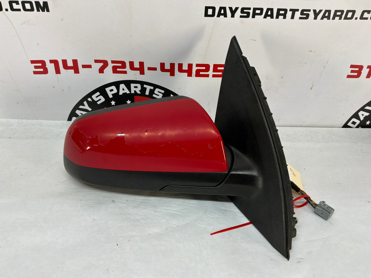 2014 Chevy SS Sedan RH Passenger Exterior Out Side Mirror Red OEM