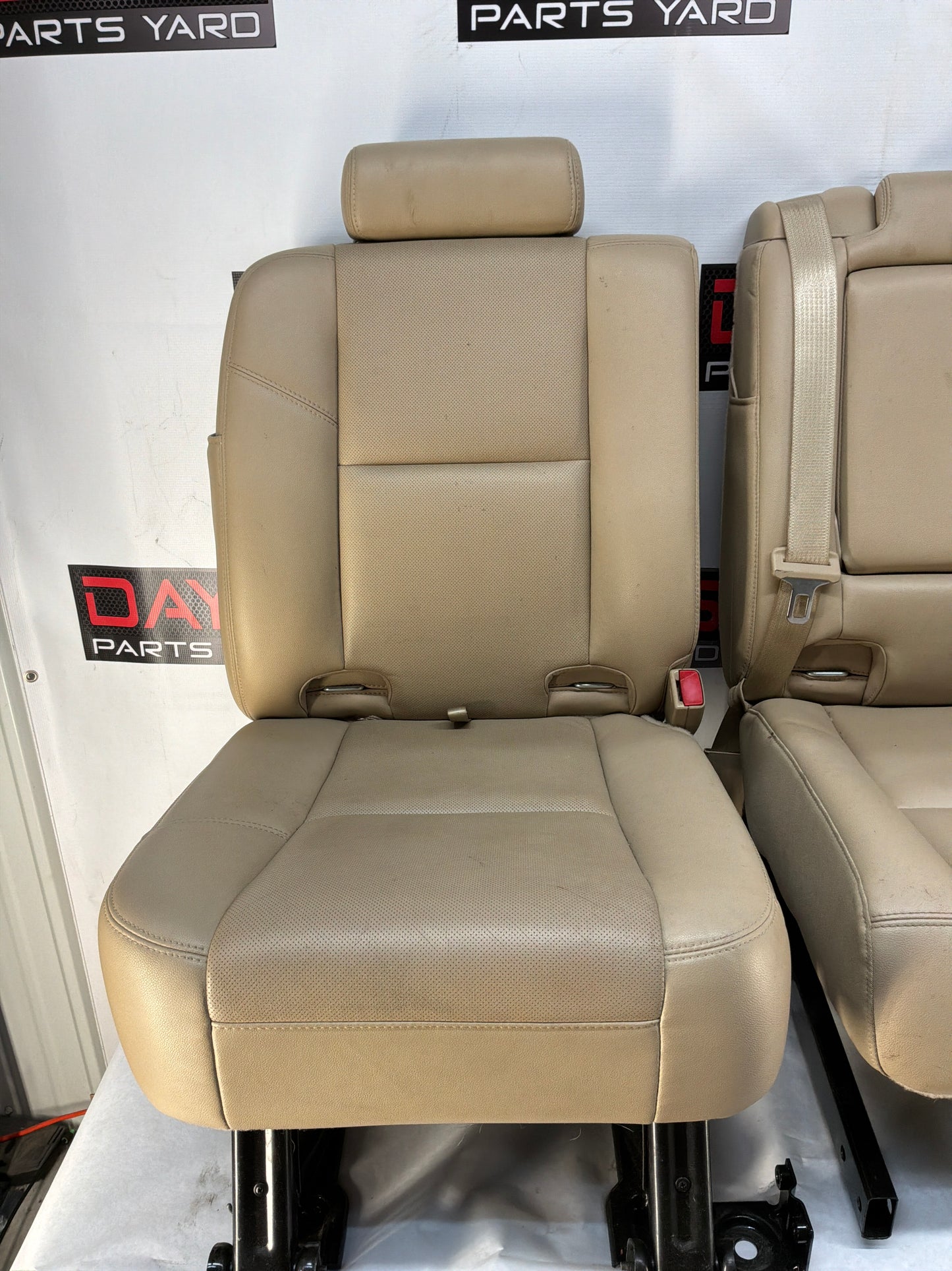 2012 Chevy Avalanche Rear Seats Leather Cashmere OEM