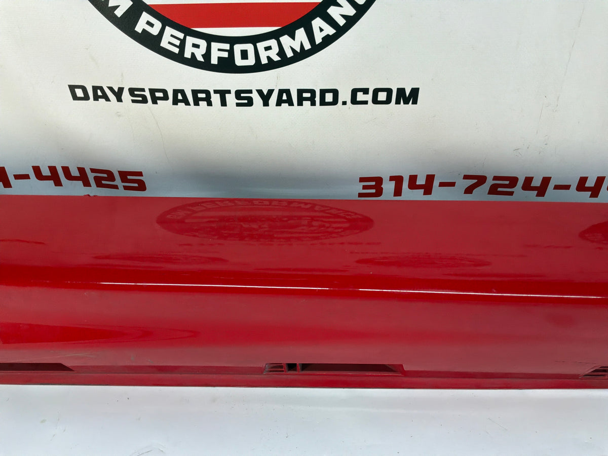 2008 Pontiac G8 GT RH Passenger Rocker Molding Side Skirt Panel Trim Red OEM