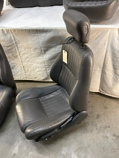 1999 Pontiac Trans Am WS6 Fronts and Rears Gray Leather Seats OEM