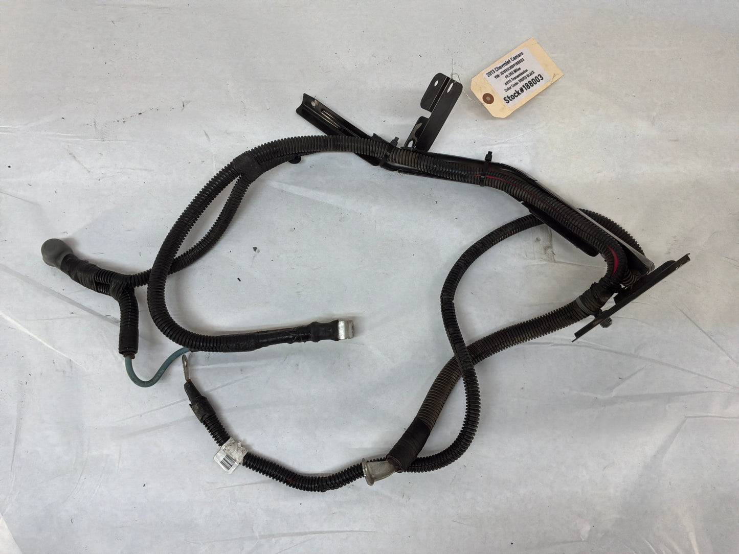 2013 Chevy Camaro Engine Motor Positive Negative Battery Wire Wiring Harness OEM