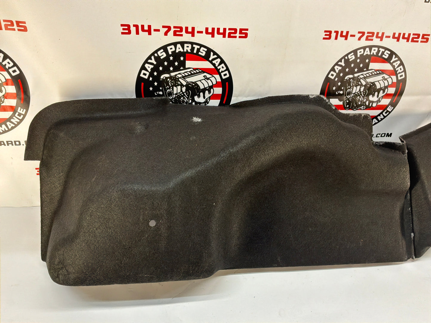2008 Pontiac G8 GT RH Passenger Interior Trunk Quarter Cargo Carpet Trim Panel Cover OEM