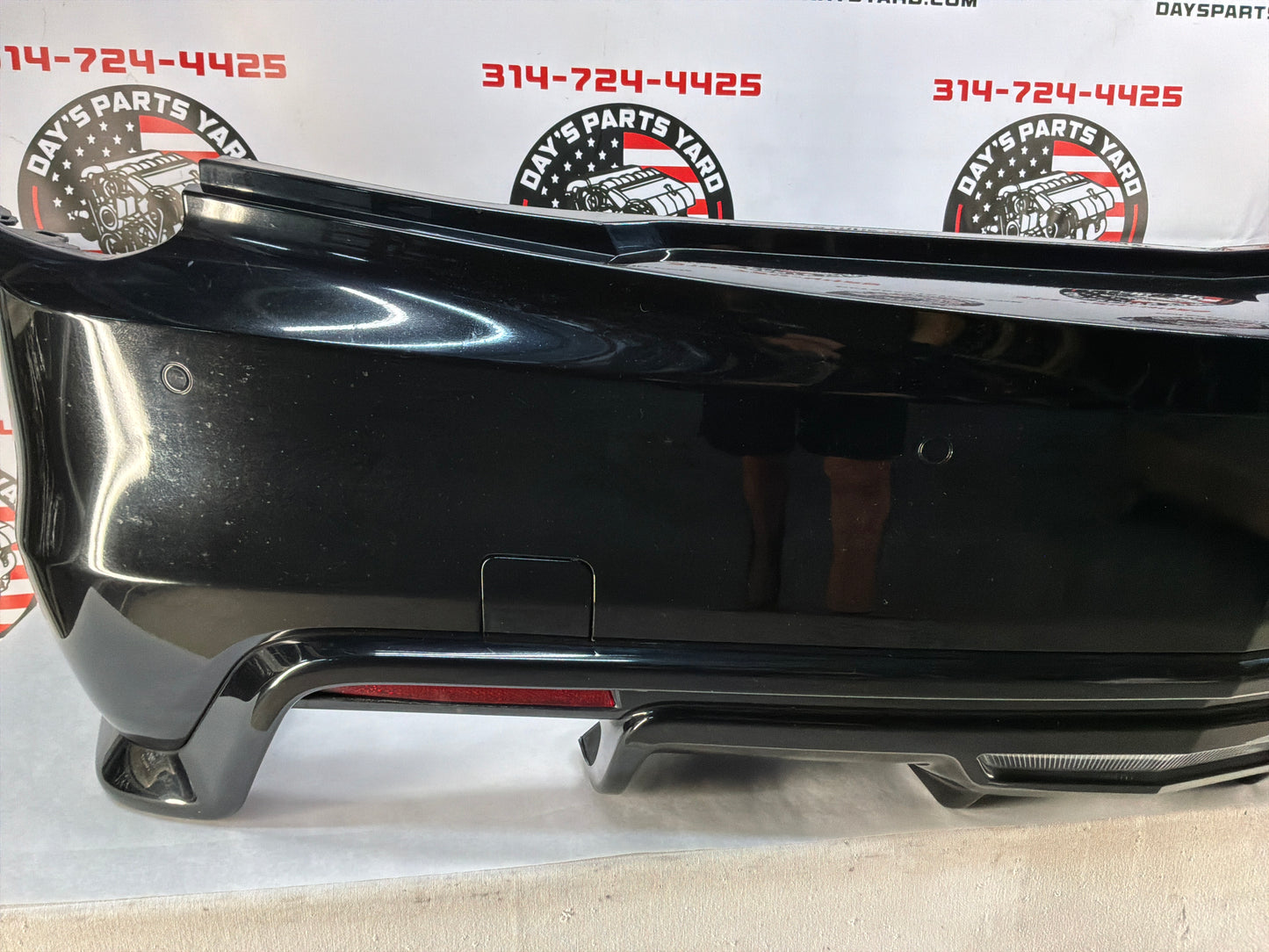 2016 Cadillac CTS-V Complete Rear Bumper Black OEM