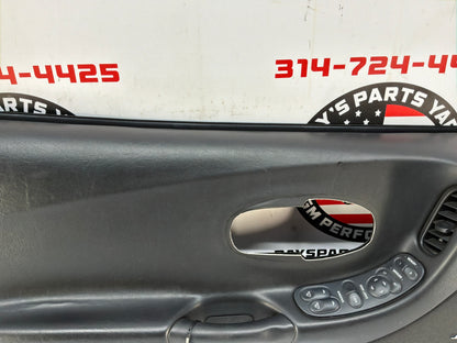 2002 Chevy C5 Corvette LH Driver Interior Door Panel OEM