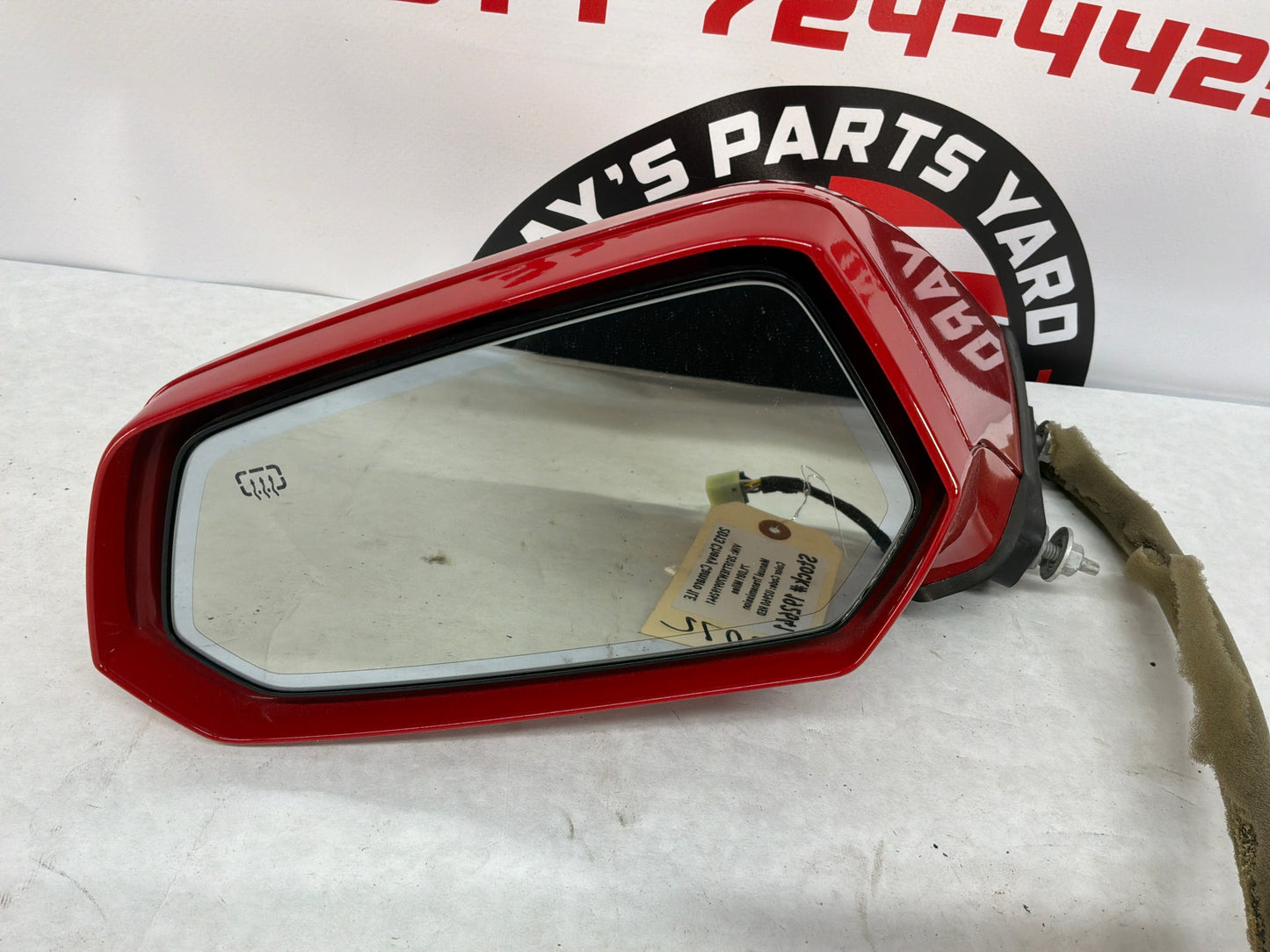 2013 Chevy Camaro 1LE LH Driver Exterior Outside Mirror Red OEM