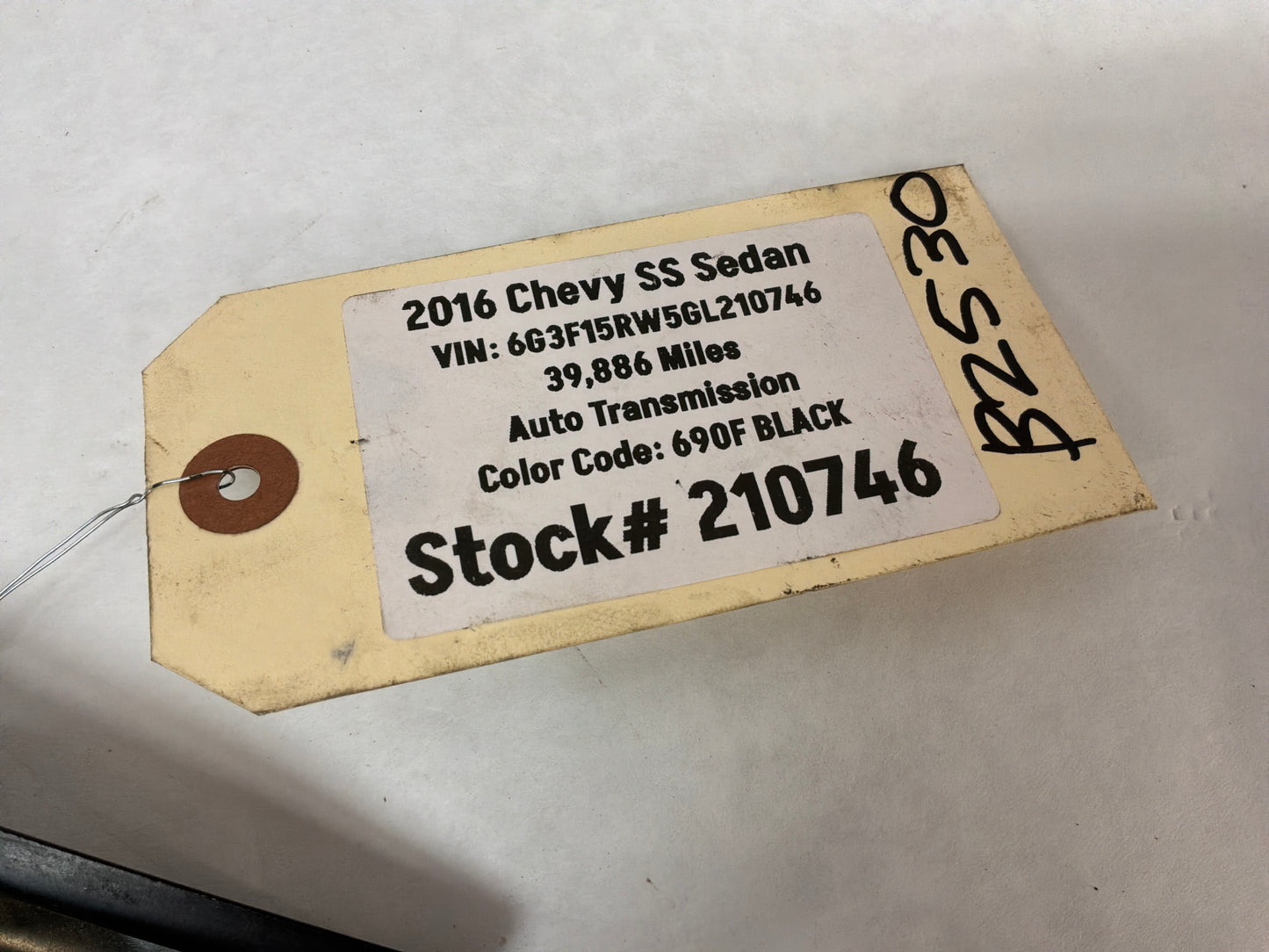 2016 Chevy SS Sedan RH Passenger Front Window Regulator Motor OEM