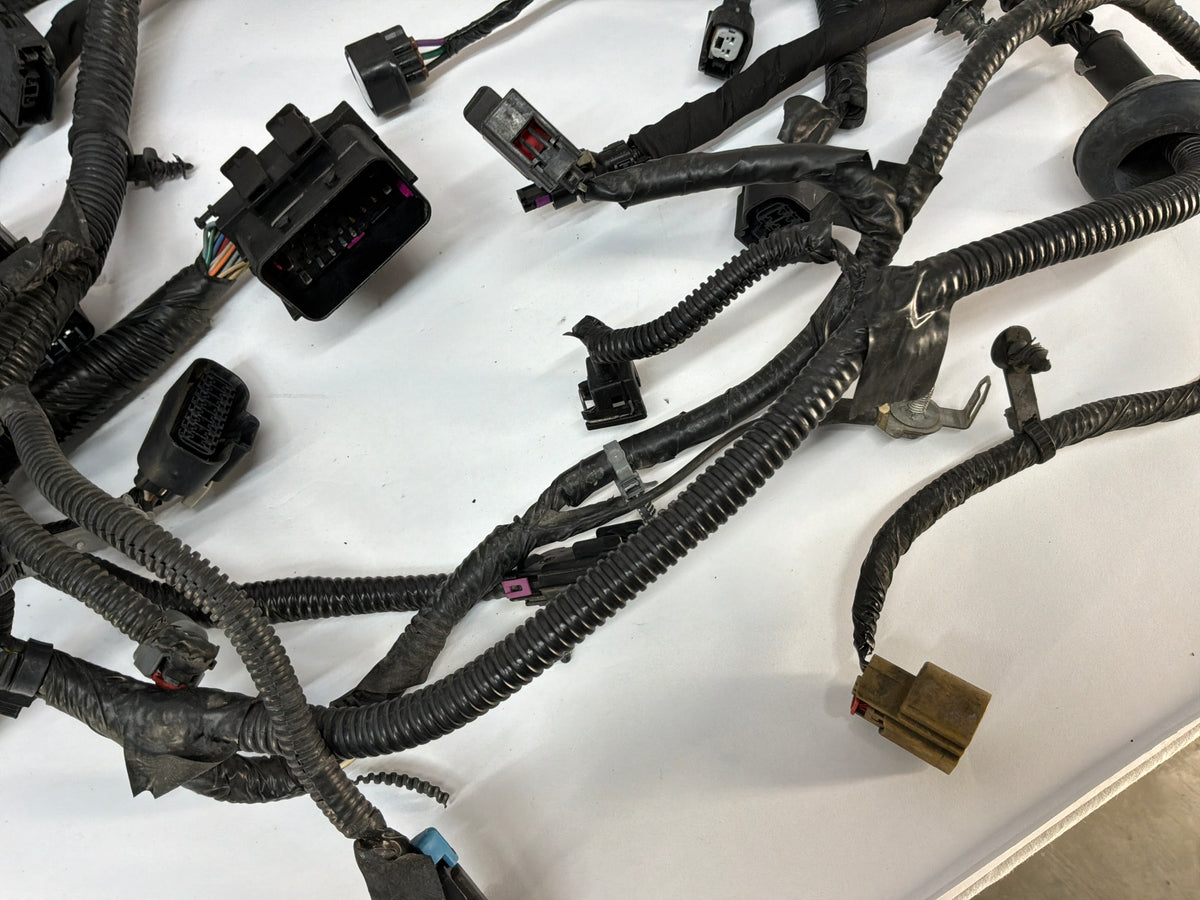 2013 Chevy Camaro ZL1 Engine Bay Head Lamp Light Firewall Wire Wiring Harness OEM