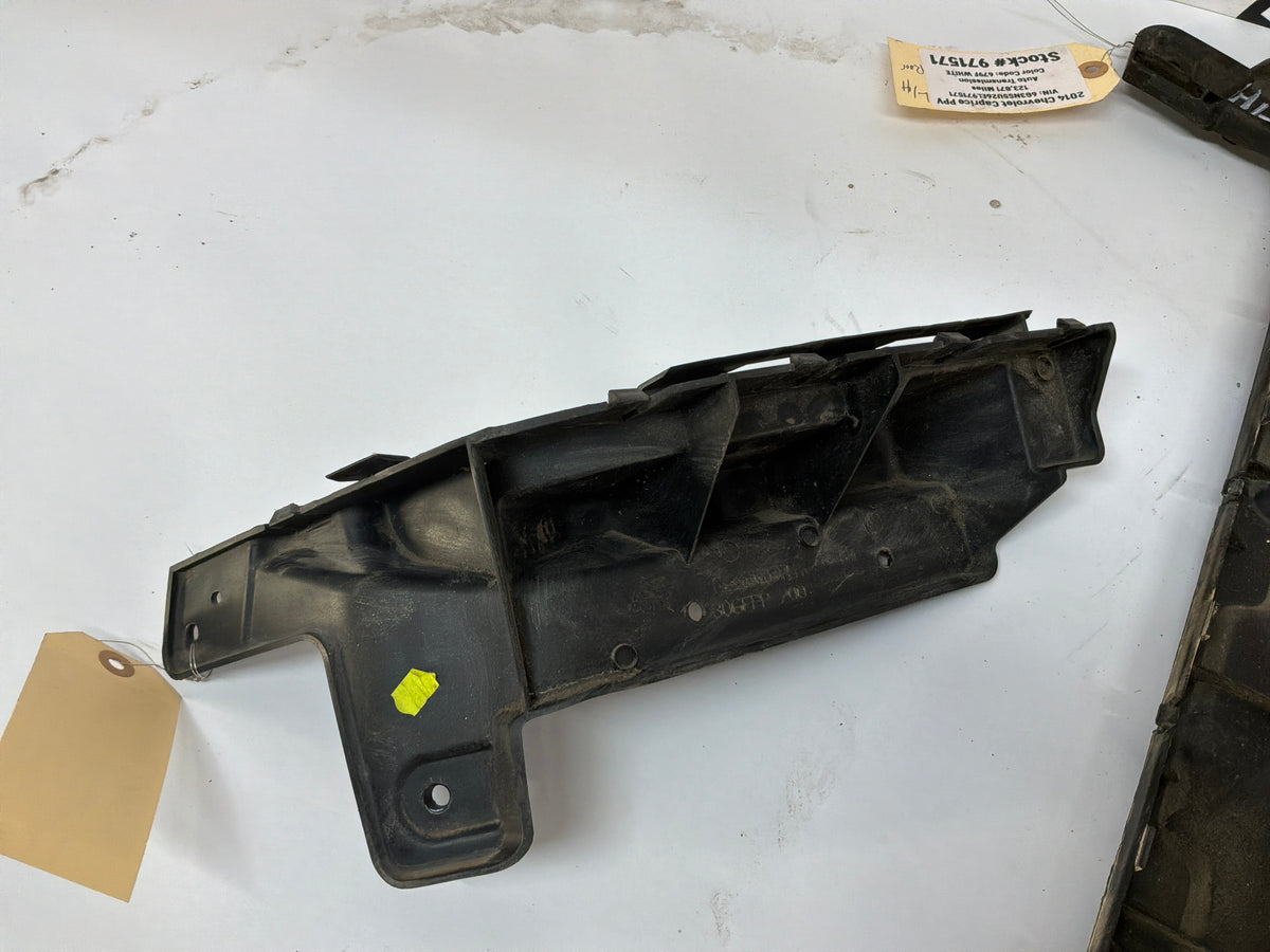 2014 Chevy Caprice RH & LH Rear Bumper Guide Brackets Mounts Supports OEM