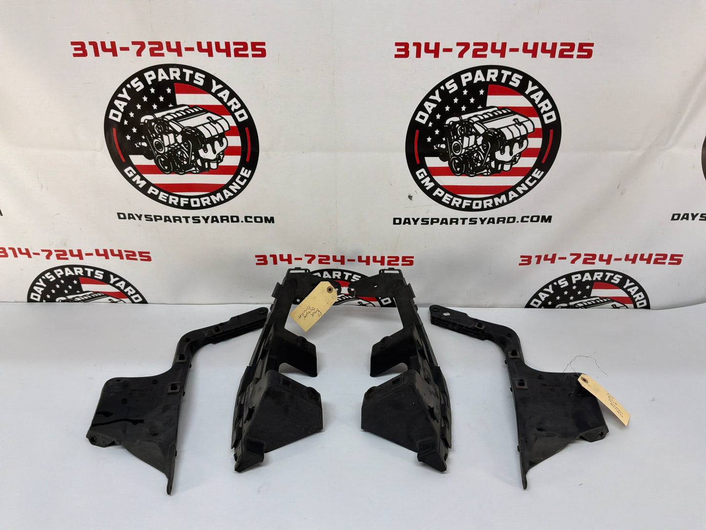 2008 Pontiac G8 GT Complete Rear Bumper Brackets Mounts Supports Guides Set OEM