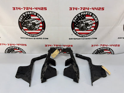 2008 Pontiac G8 GT Complete Rear Bumper Brackets Mounts Supports Guides Set OEM