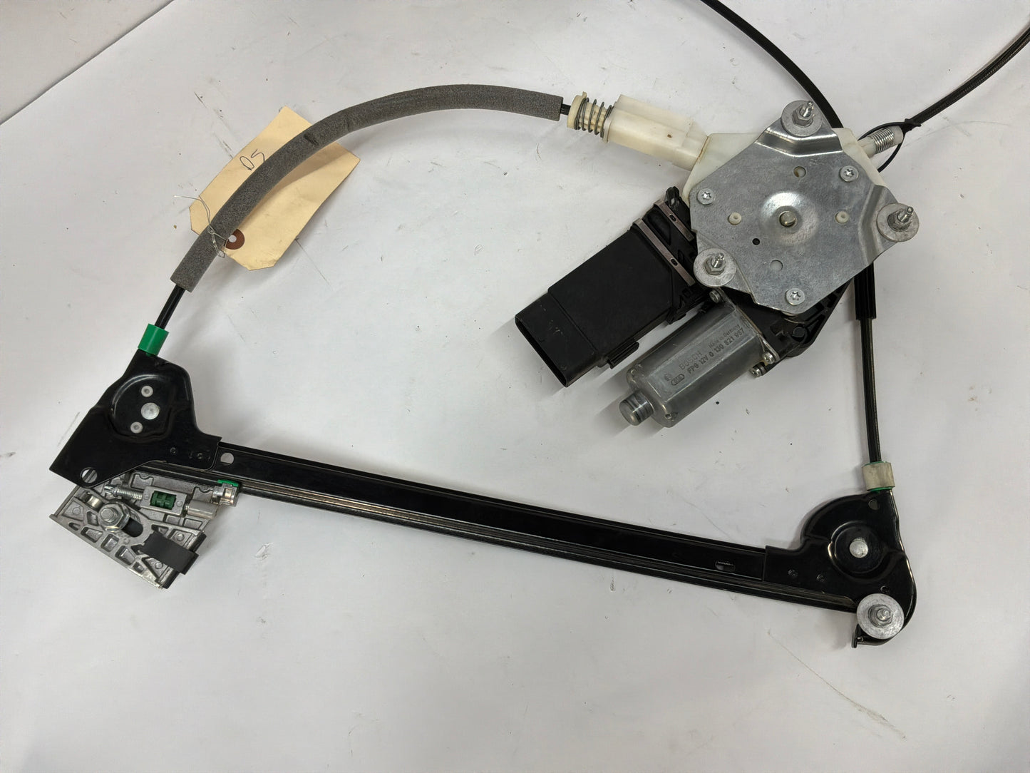 2007 Chevy C6 Corvette Convertible LH Driver Front Window Regulator w/ Motor OEM