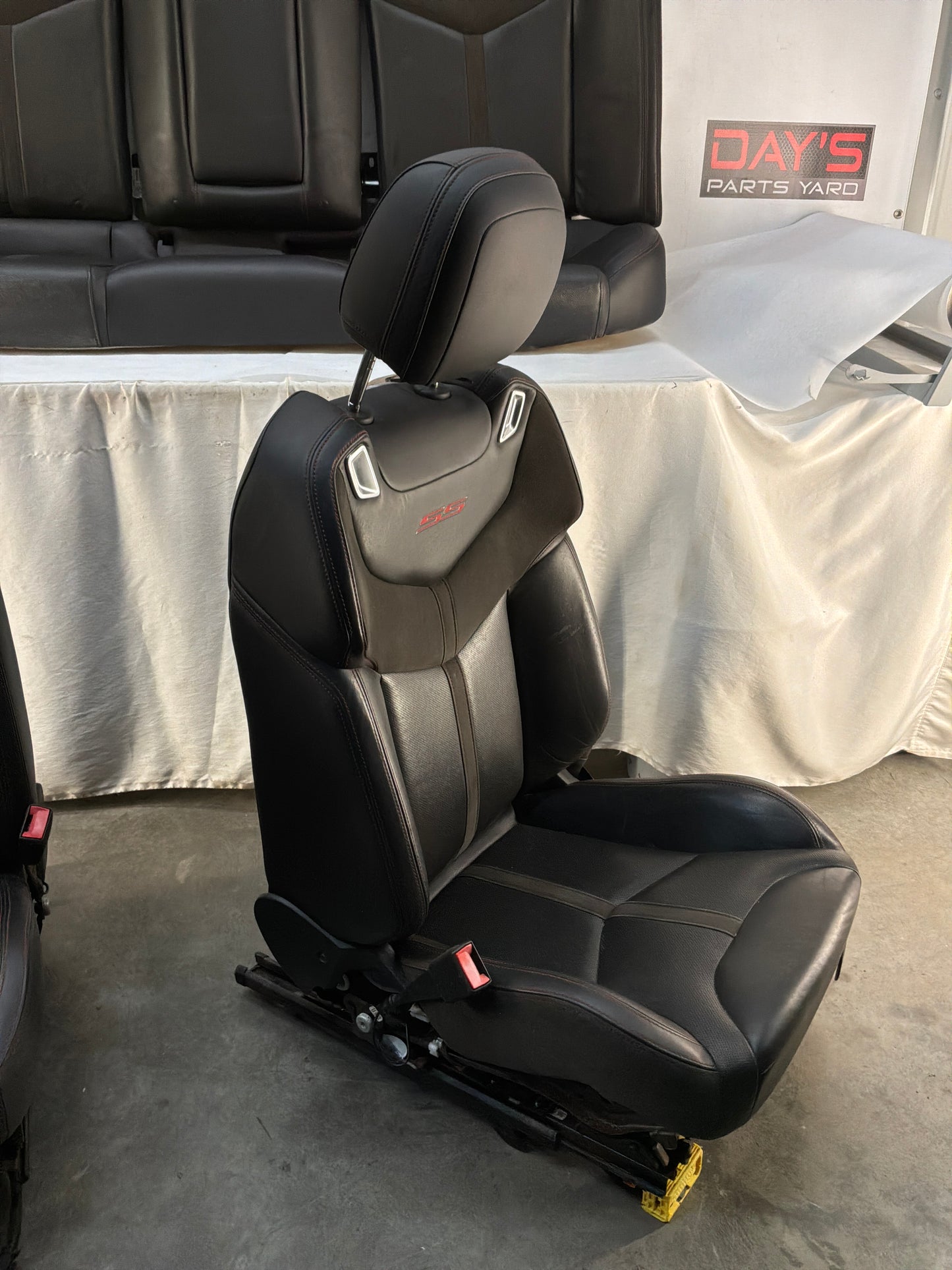 2017 Chevrolet SS Sedan Front and Rear Leather Seats OEM
