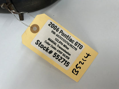 2006 Pontiac GTO Lower Radiator Hose OEM