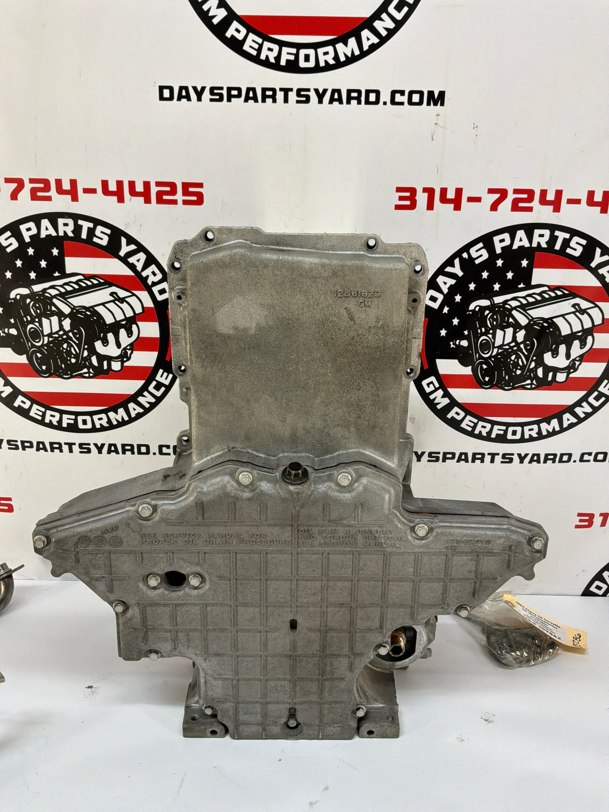 2002 Chevy C5 Corvette Aluminum Batwing Oil Pan w/ Windage Tray & Pick Up Tube OEM