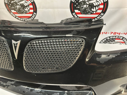 2006 Pontiac GTO Front Bumper Cover Fascia Black OEM