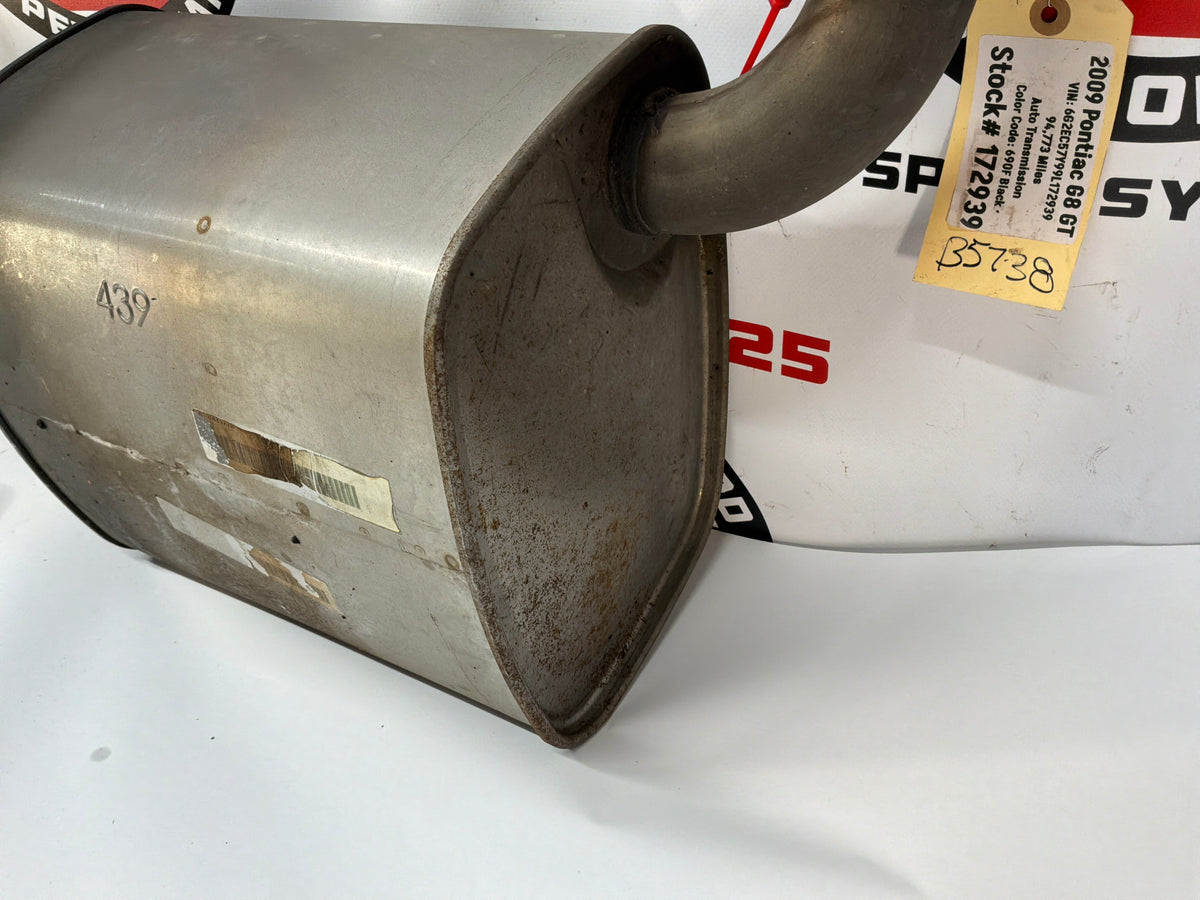 2009 Pontiac G8 GT Factory OEM Exhaust Mufflers Dual Tip OEM - Day's Parts Yard