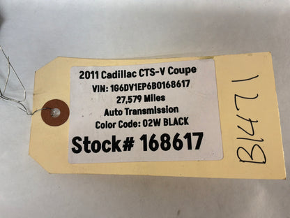 2011 Cadillac CTS-V Coupe LH Driver Front Seat Memory Control Module OEM
