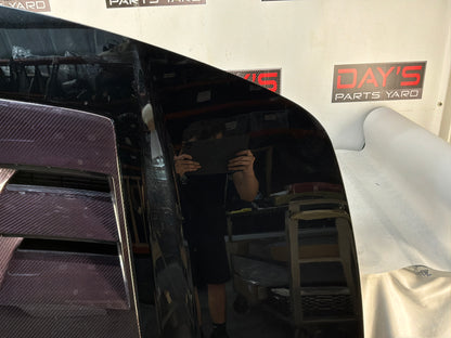 2014 Chevy Camaro ZL1 Hood w/ Carbon Fiber Scoop Vent Insert Black OEM