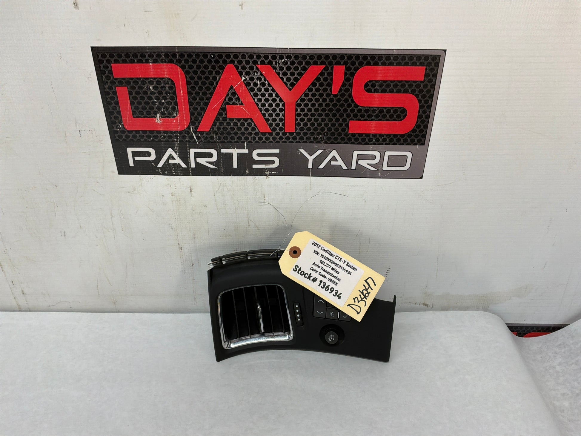 Vent - Day's Parts Yard