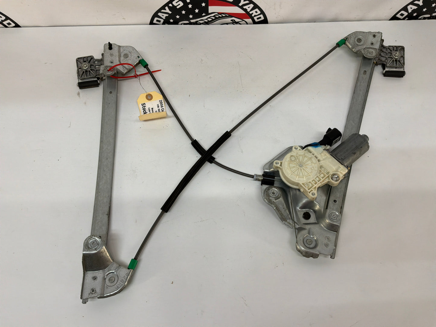 2006 Cadillac CTS-V RH Passenger Front Window Reg w/ Motor OEM