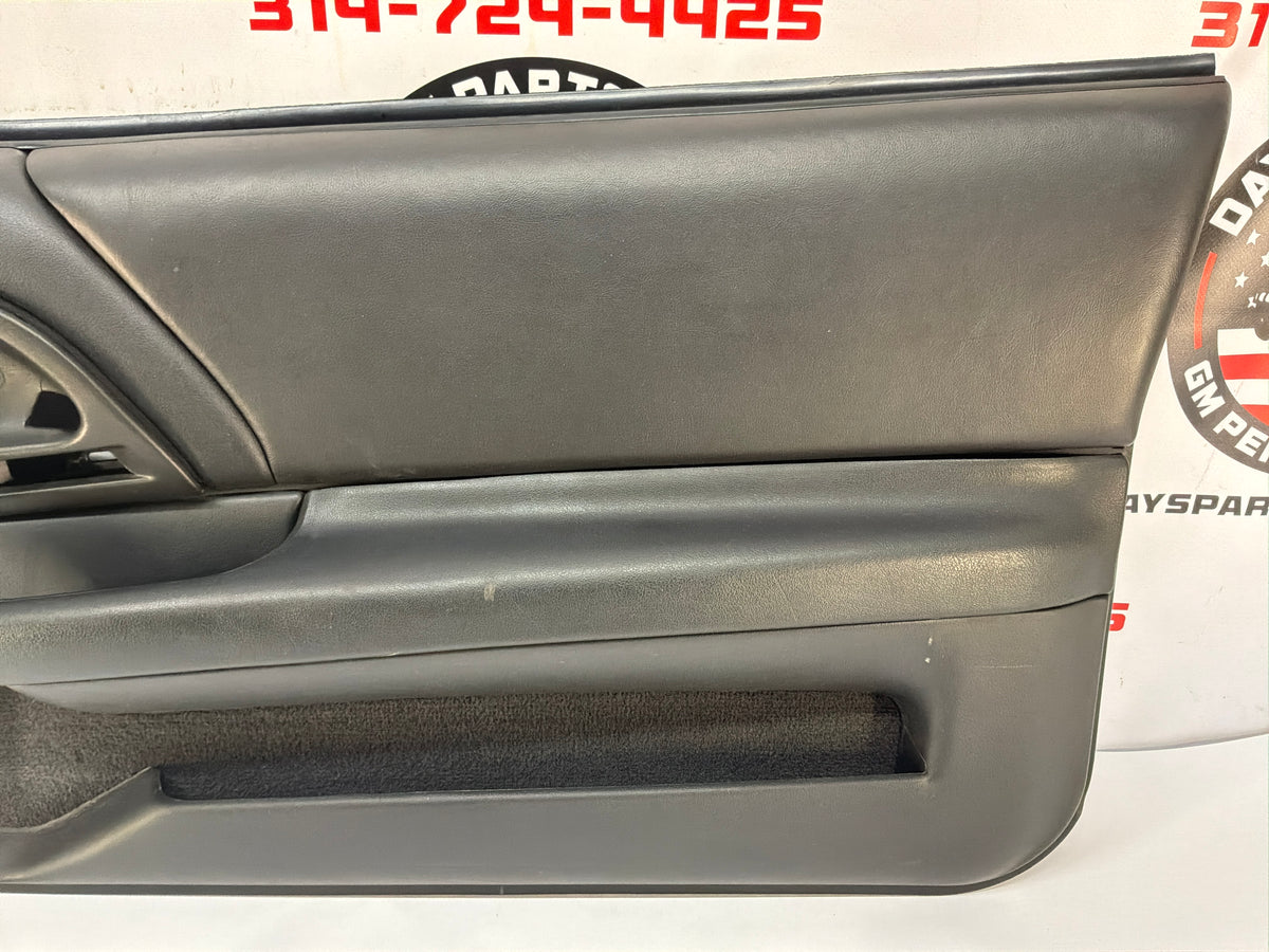 2002 Chevy Camaro Z28 RH Passenger Front Interior Door Panel Ebony OEM