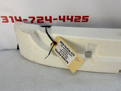 2006 Pontiac GTO Rear Bumper Impact Energy Absorber Foam OEM