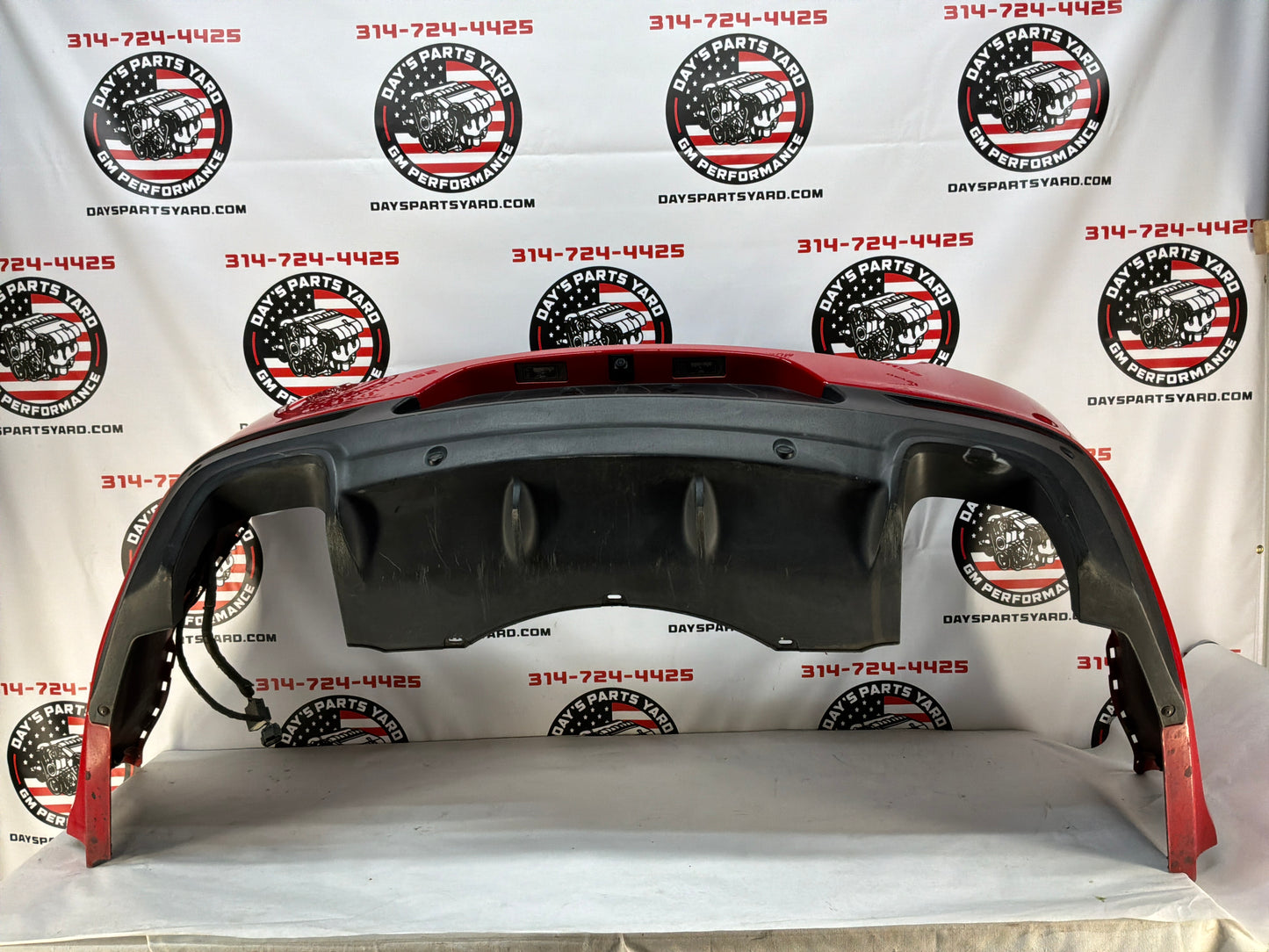 2014 Chevy SS Sedan Rear Bumper Cover Red OEM