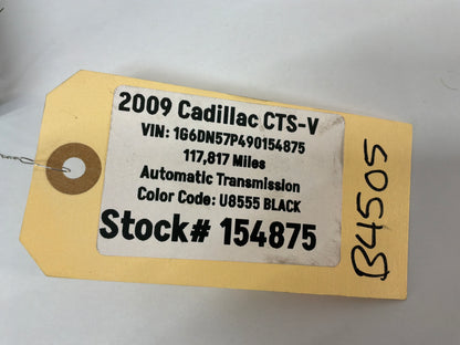 2009 Cadillac CTS-V Instrument Cluster Upper Dash Trim Panel Cover Hood OEM