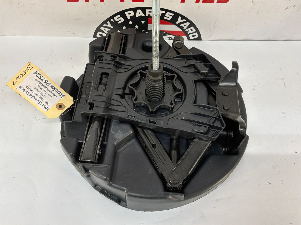2014 Chevy SS Sedan Spare Wheel Tire Jack Package Tool Kit OEM
