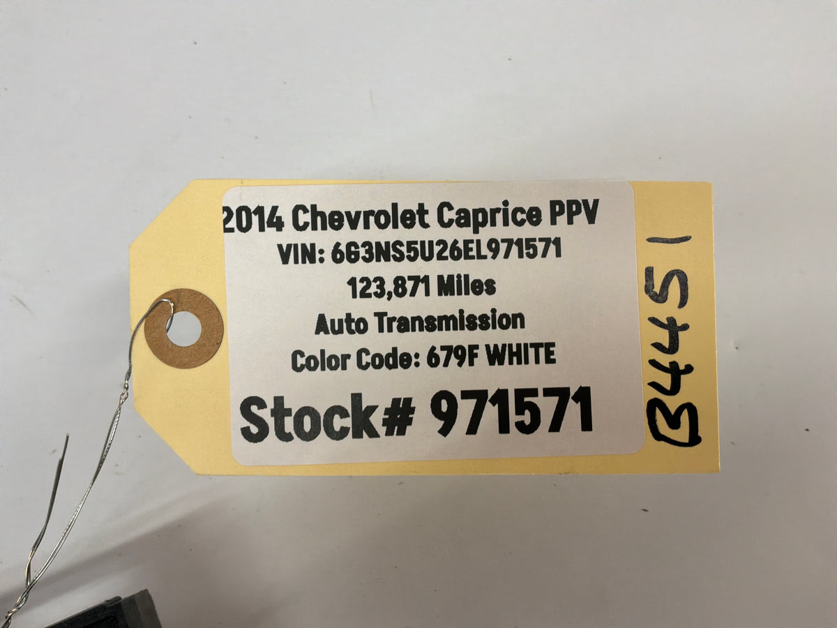 2014 Chevy Caprice PPV ECM ECU PCM Computer Mounting Bracket OEM