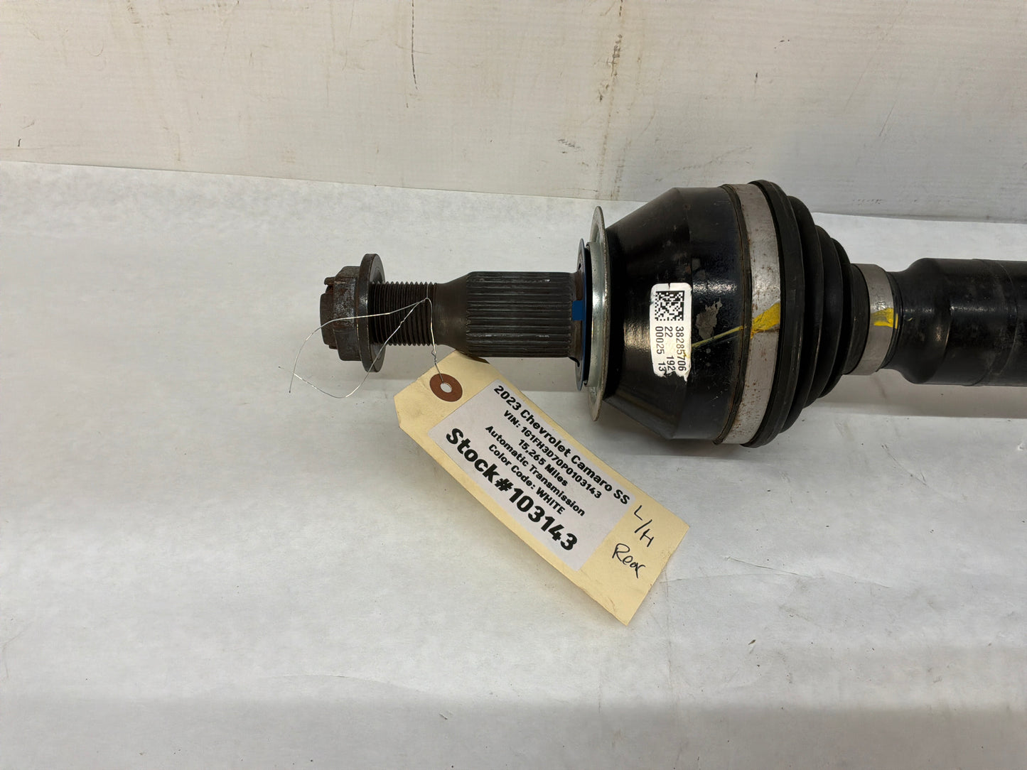 2023 Chevy Camaro SS LH Driver Rear CV Axle Half Shaft OEM