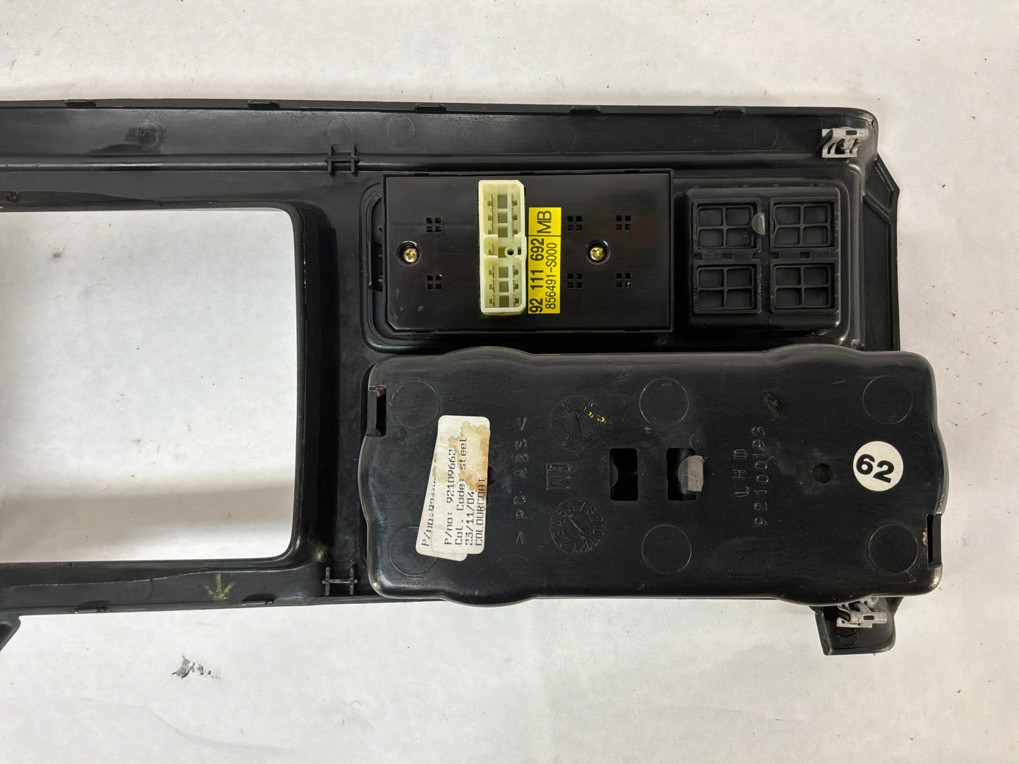 2005 Pontiac GTO Center Console Shifter Bezel Trim Plate Window Switches OEM