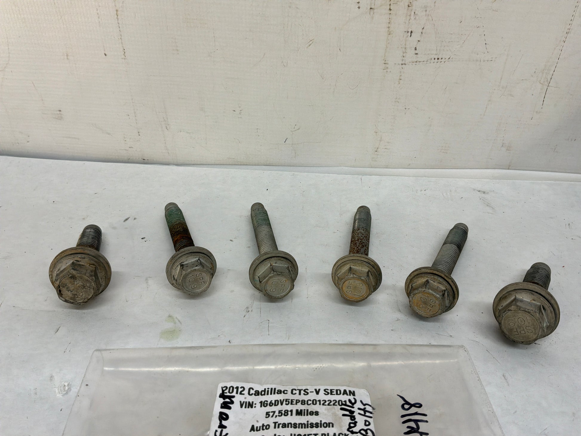Front cradle bolts - Day's Parts Yard