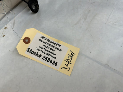 2004 Pontiac GTO Suspension Strut Tower Brace OEM