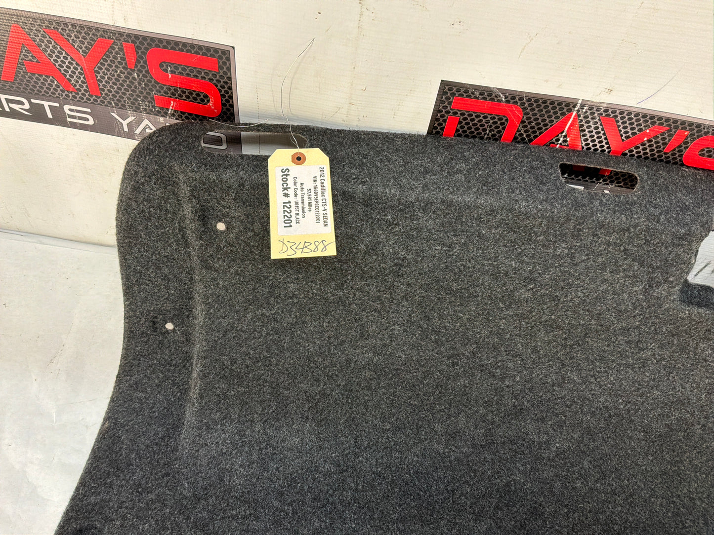 Trunk liner - Day's Parts Yard
