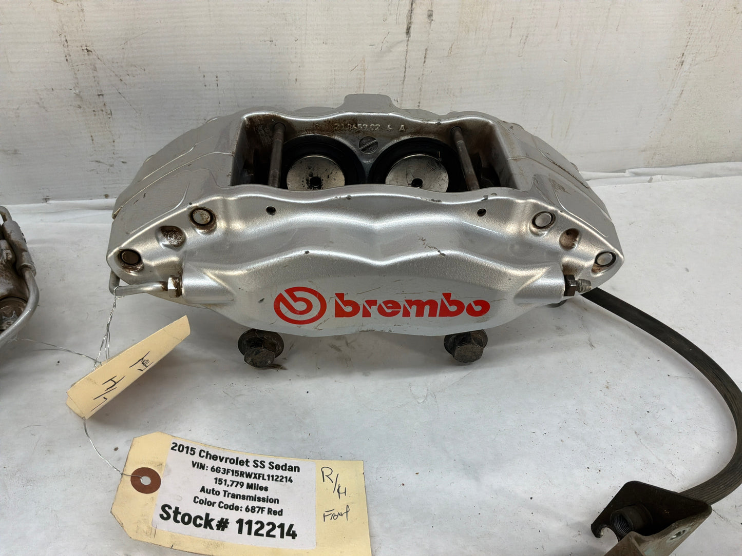2015 Chevy SS Sedan Front and Rear Brembo Calipers OEM
