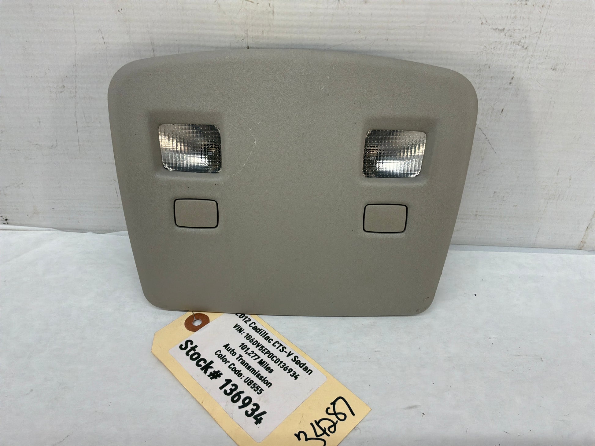 Rear overhead light - Day's Parts Yard