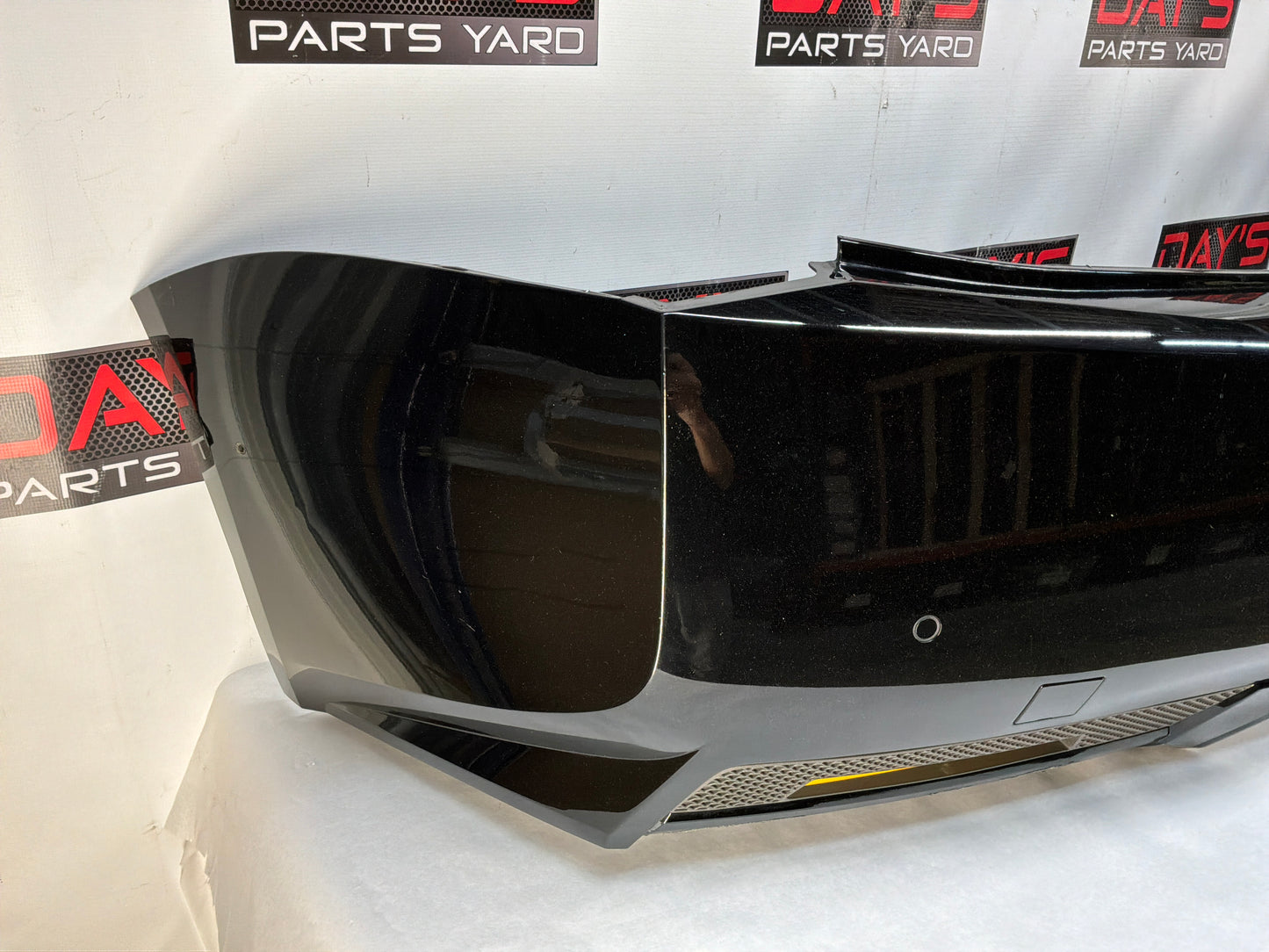 2011 Cadillac CTS-V Coupe Complete Rear Bumper Black OEM