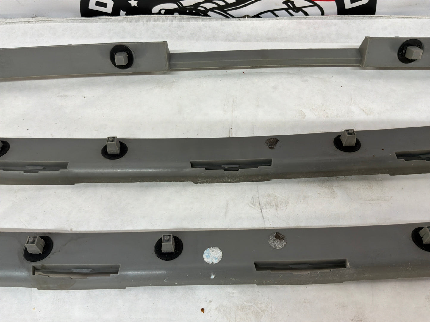 2005 Pontiac GTO RH & LH Rear Bumper Brackets Guides Supports OEM