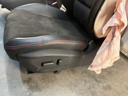2013 Chevy Camaro ZL1 Seats Fronts & Rears Recaro Leather and Suede OEM