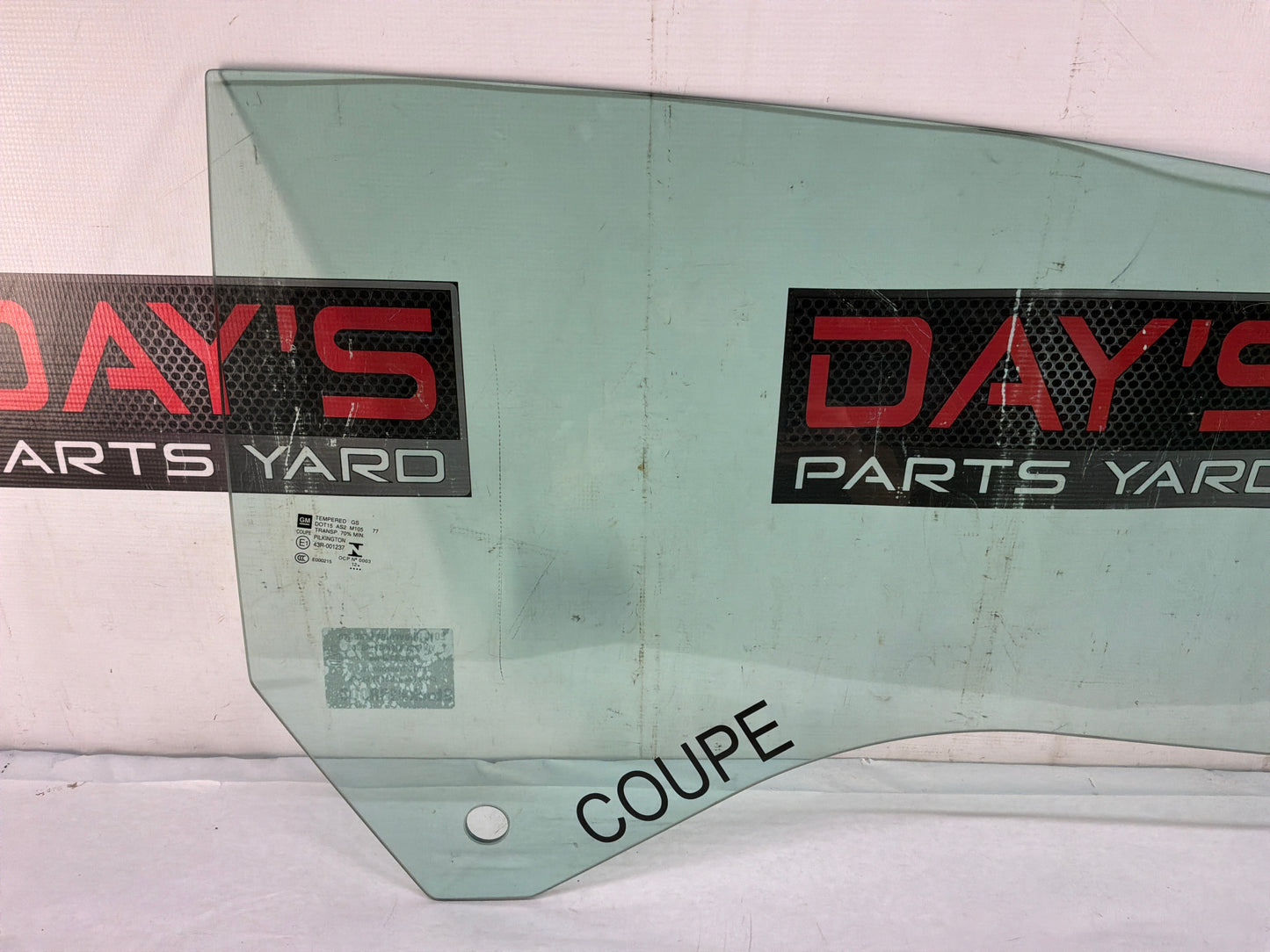 2013 Chevy Camaro RH Passenger Front Door Window Glass OEM