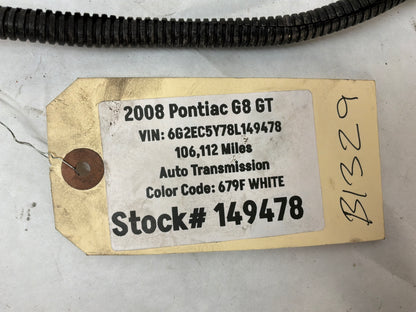 2008 Pontiac G8 GT  Fuel Gas Tank Pump Wire Wiring Harness OEM