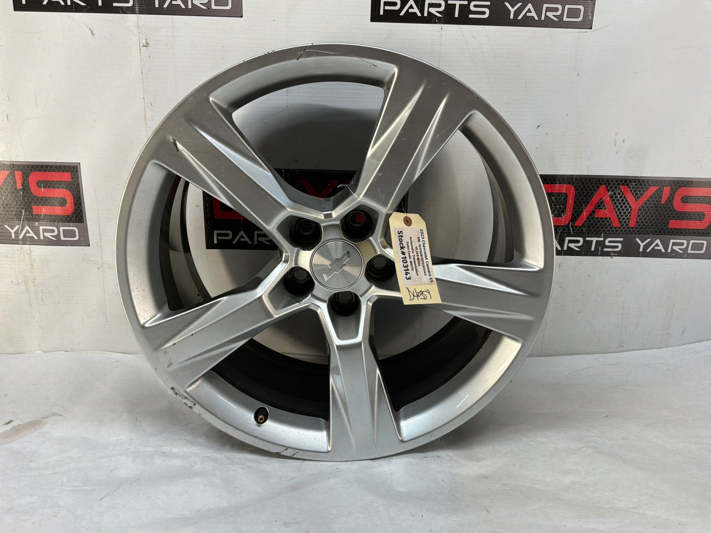 2023 Chevy Camaro SS Factory OEM Rear 20x8.5 Wheel
