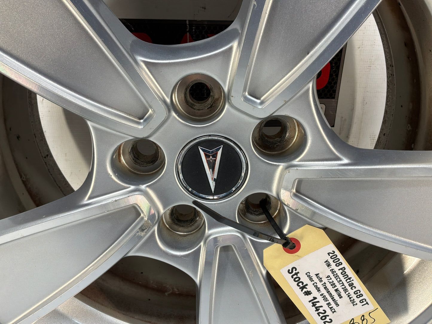 2008 Pontiac G8 GT Factory OEM Wheel 18x8 OEM