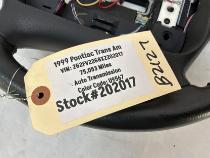 1999 Pontiac Trans Am WS6 Steering Wheel OEM