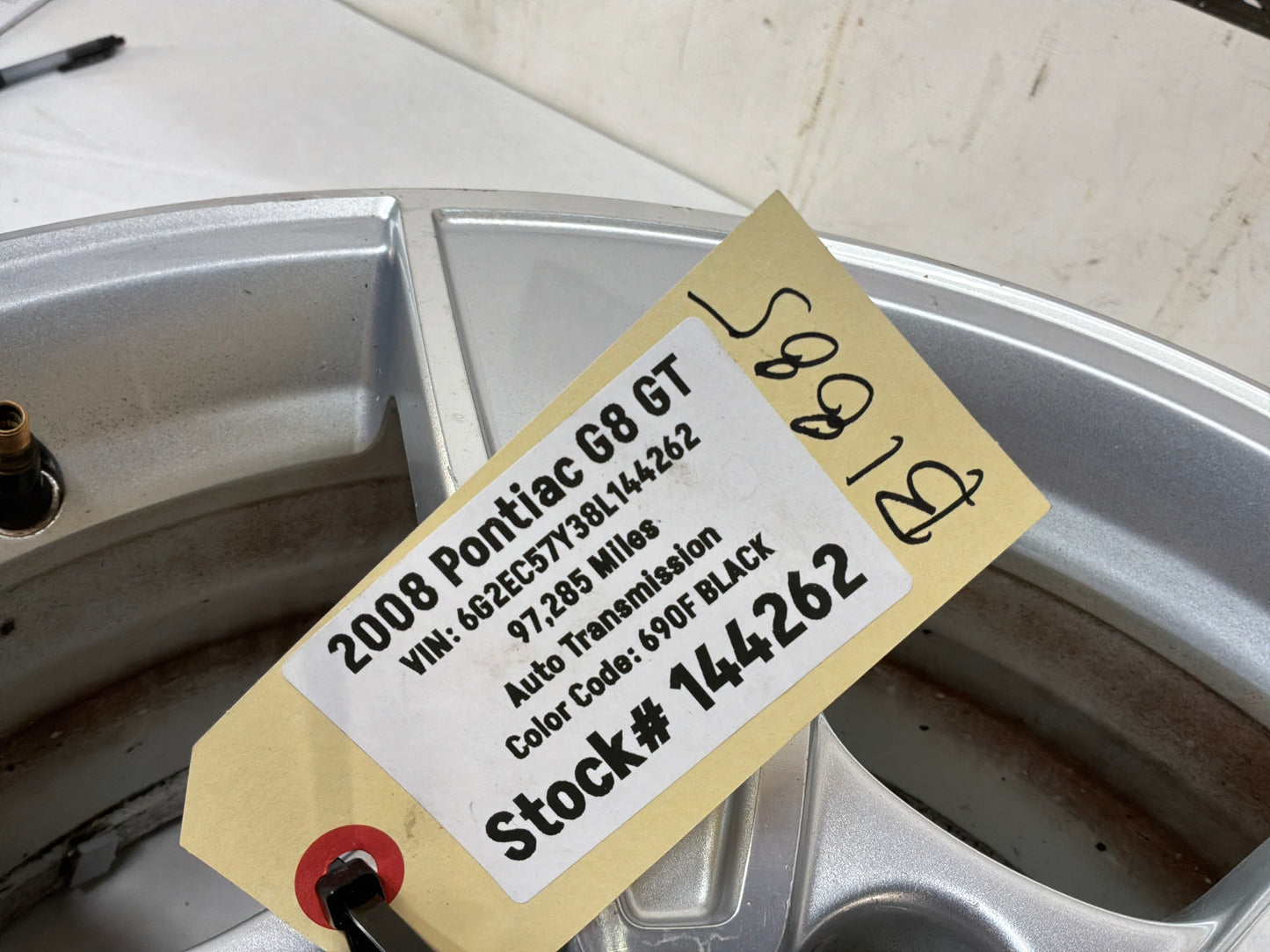 2008 Pontiac G8 GT Factory OEM Wheel 18x8 OEM
