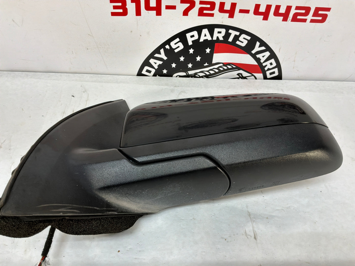 2016 Chevy Caprice PPV LH Driver Exterior Mirror Black OEM