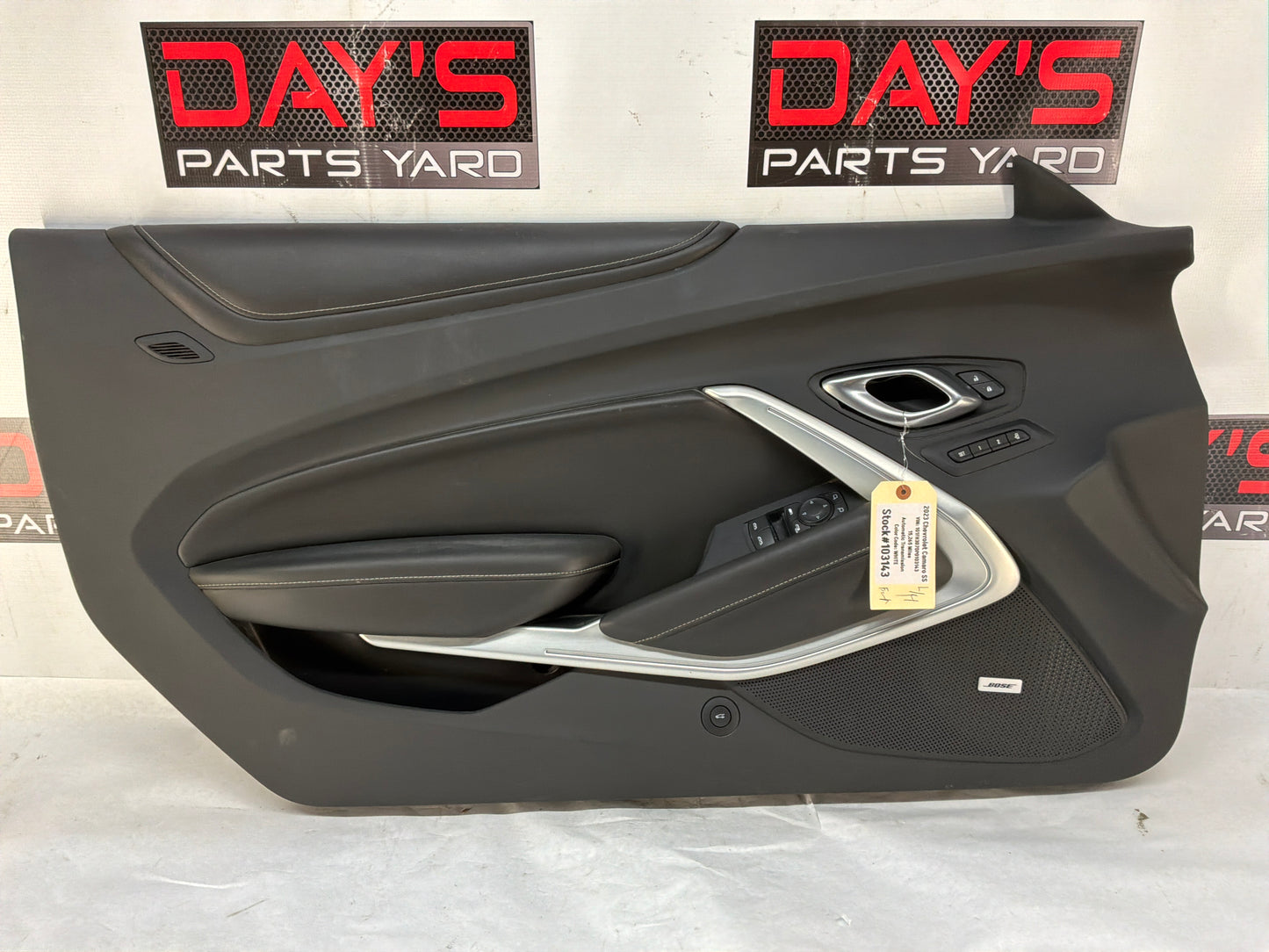 2023 Chevy Camaro SS LH Driver Interior Door Panel Trim OEM