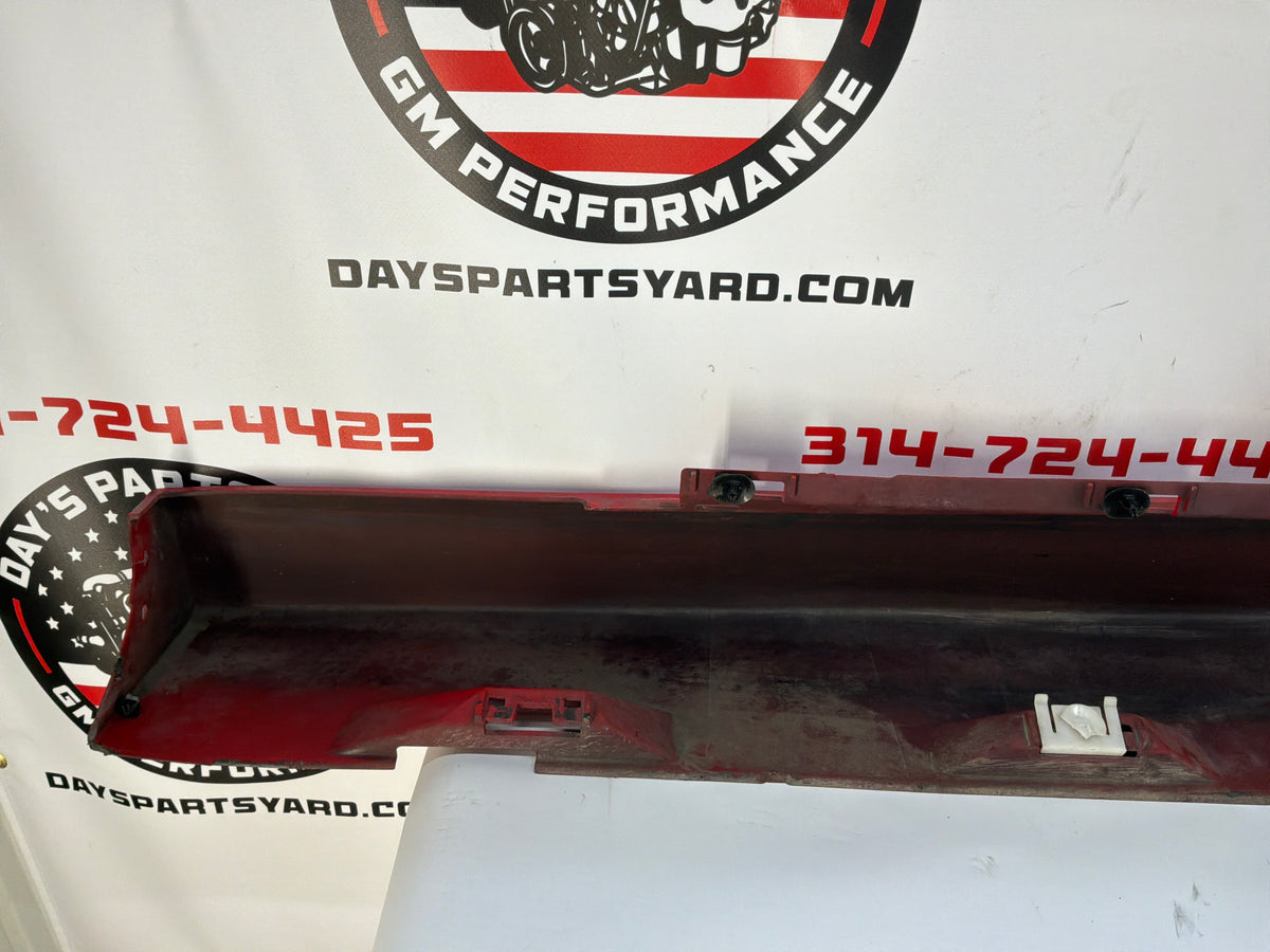 2008 Pontiac G8 GT RH Passenger Rocker Molding Side Skirt Panel Trim Red OEM